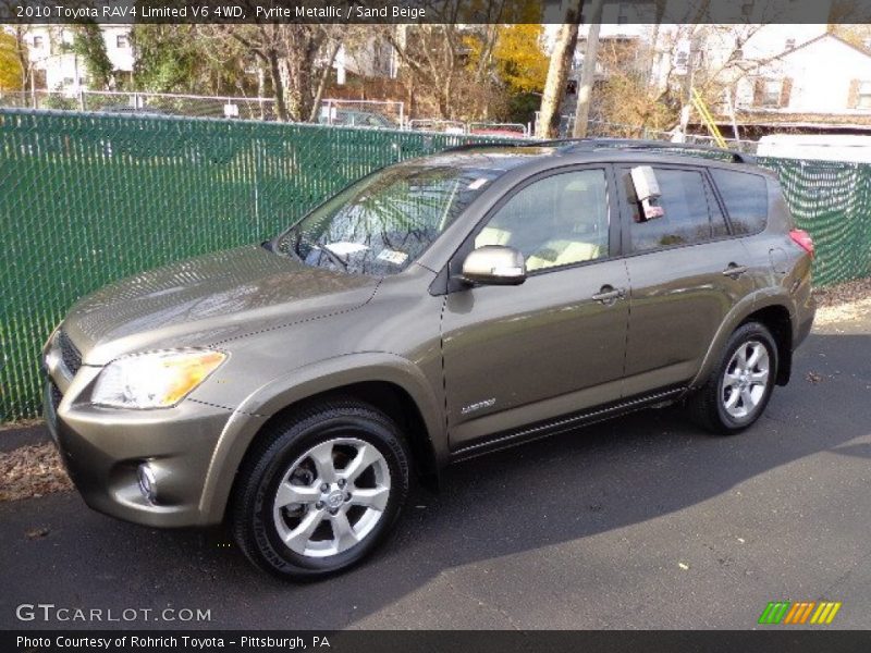 Pyrite Metallic / Sand Beige 2010 Toyota RAV4 Limited V6 4WD