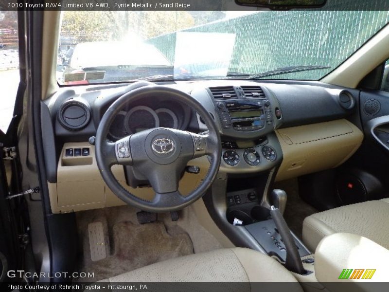 Pyrite Metallic / Sand Beige 2010 Toyota RAV4 Limited V6 4WD