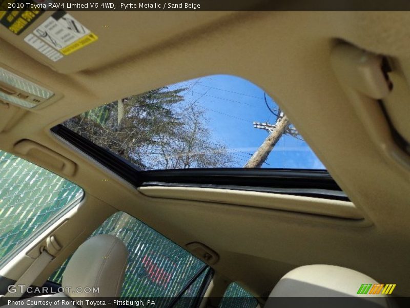 Pyrite Metallic / Sand Beige 2010 Toyota RAV4 Limited V6 4WD