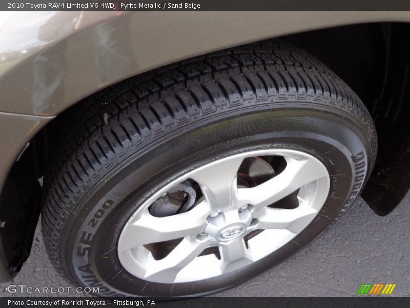 Pyrite Metallic / Sand Beige 2010 Toyota RAV4 Limited V6 4WD
