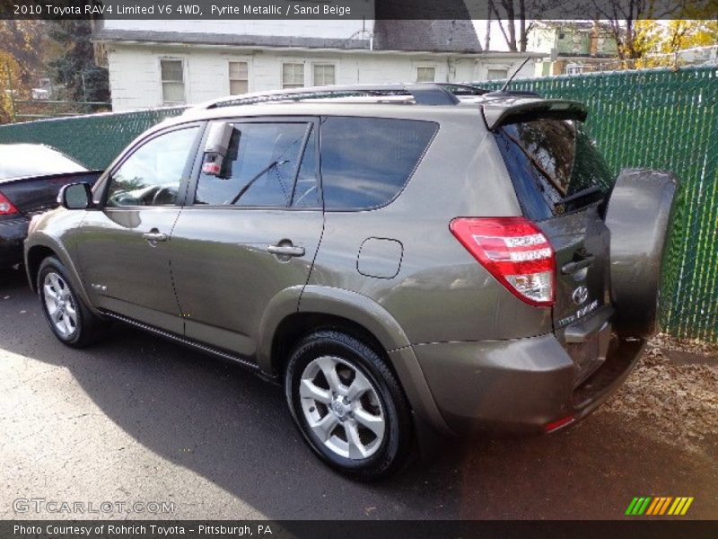 Pyrite Metallic / Sand Beige 2010 Toyota RAV4 Limited V6 4WD