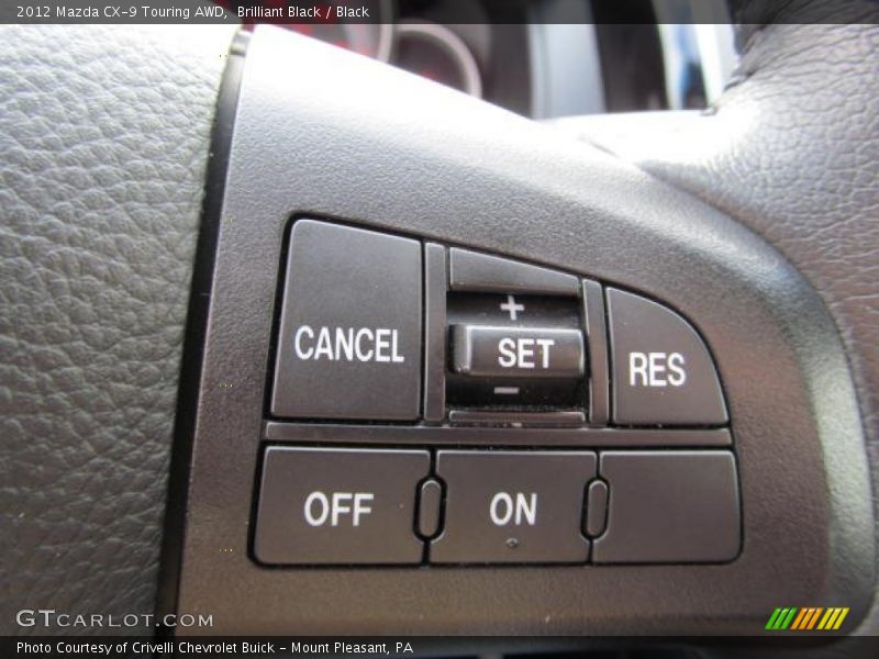Brilliant Black / Black 2012 Mazda CX-9 Touring AWD
