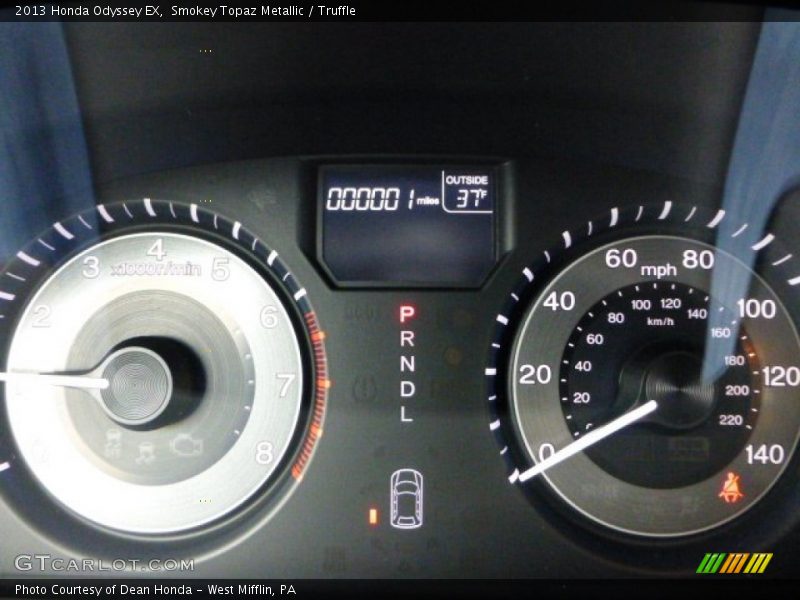 Smokey Topaz Metallic / Truffle 2013 Honda Odyssey EX