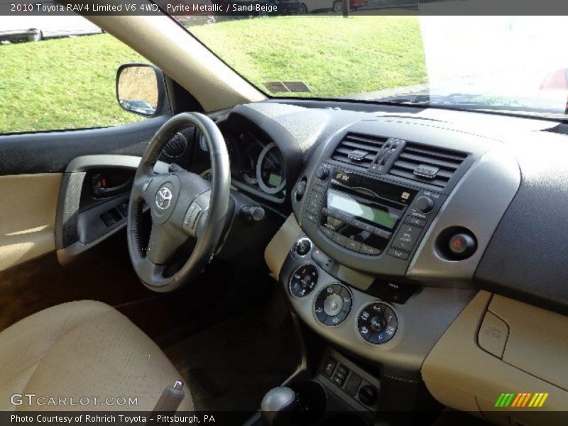 Pyrite Metallic / Sand Beige 2010 Toyota RAV4 Limited V6 4WD