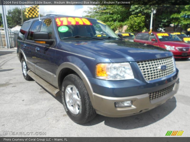 Medium Wedgewood Blue Metallic / Medium Parchment 2004 Ford Expedition Eddie Bauer