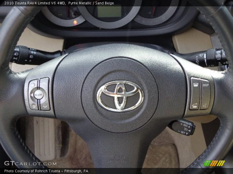 Pyrite Metallic / Sand Beige 2010 Toyota RAV4 Limited V6 4WD