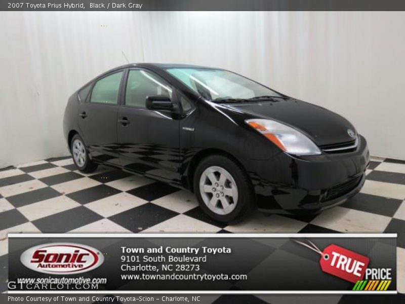 Black / Dark Gray 2007 Toyota Prius Hybrid