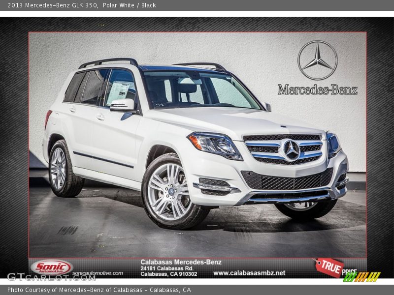 Polar White / Black 2013 Mercedes-Benz GLK 350