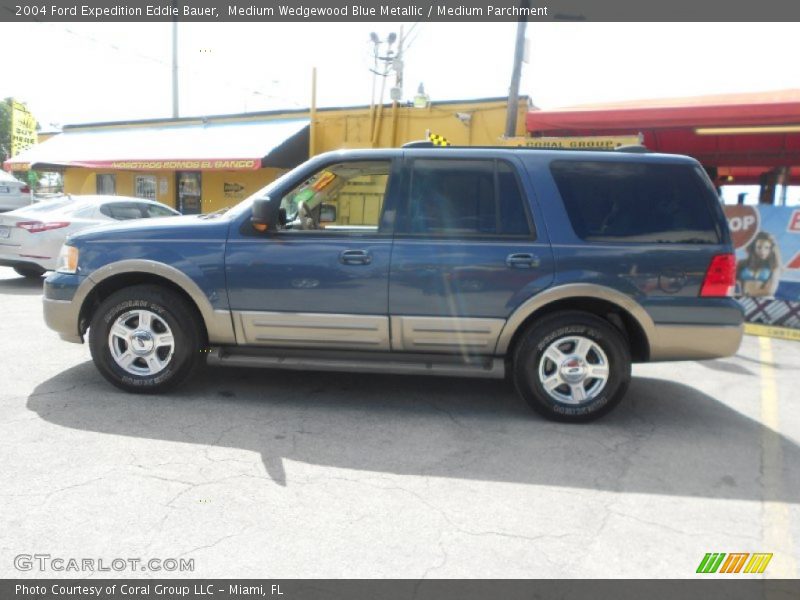 Medium Wedgewood Blue Metallic / Medium Parchment 2004 Ford Expedition Eddie Bauer