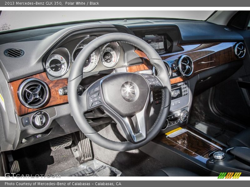 Polar White / Black 2013 Mercedes-Benz GLK 350
