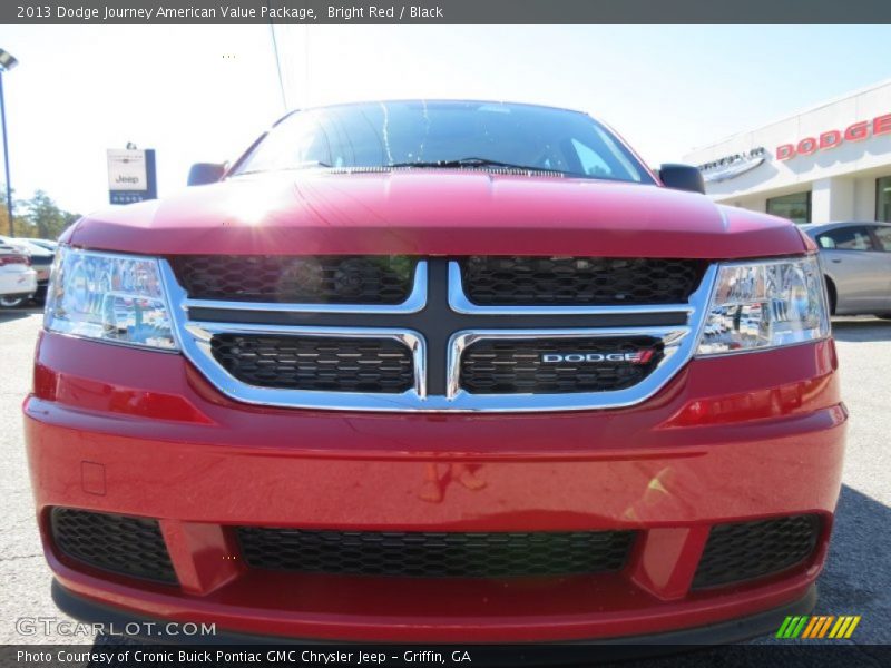 Bright Red / Black 2013 Dodge Journey American Value Package