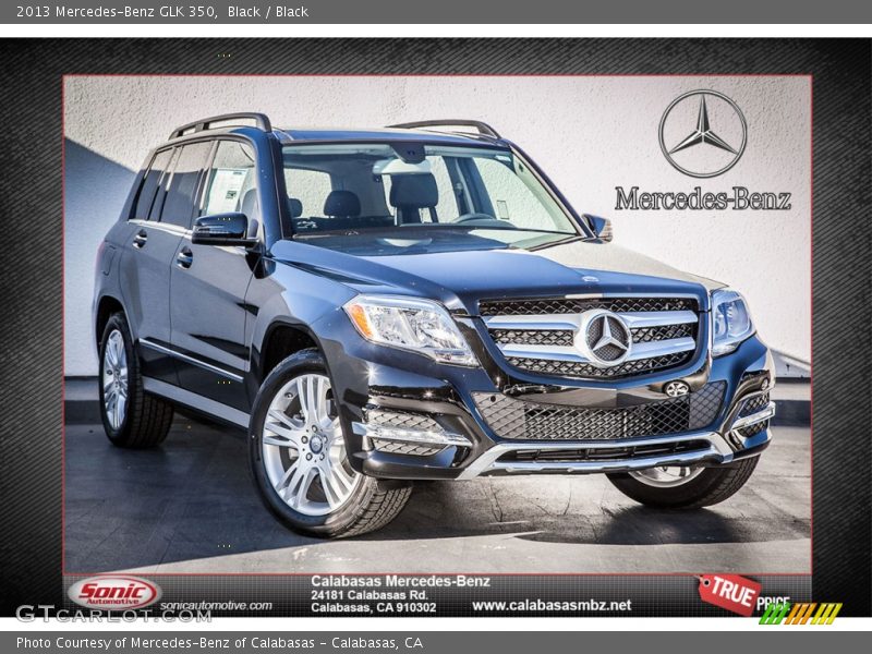 Black / Black 2013 Mercedes-Benz GLK 350
