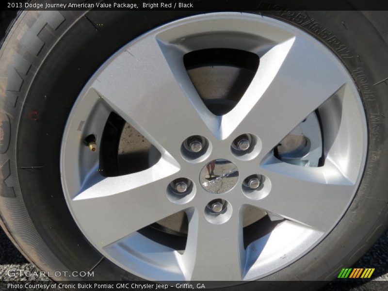Bright Red / Black 2013 Dodge Journey American Value Package