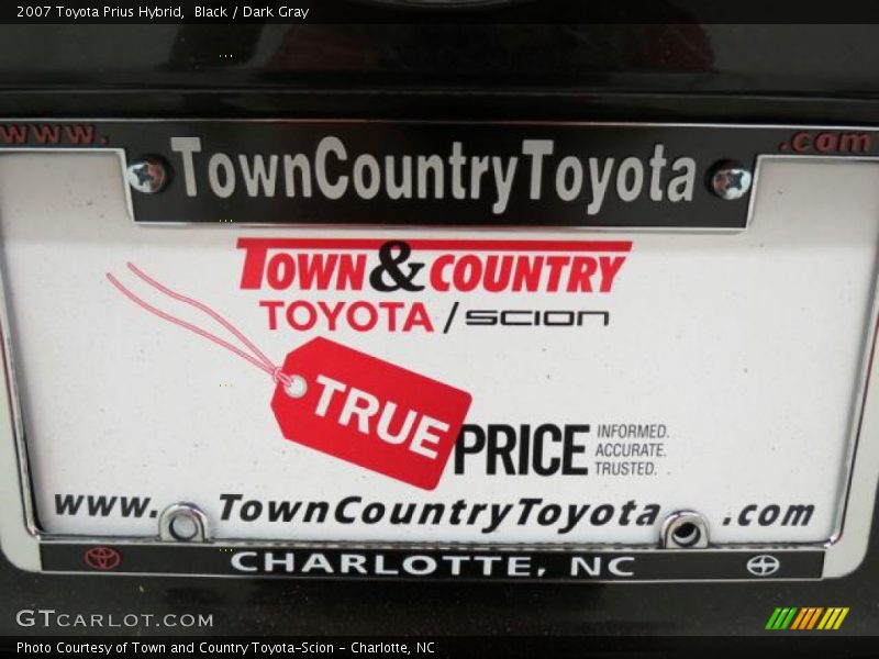 Black / Dark Gray 2007 Toyota Prius Hybrid