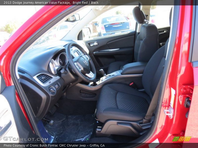 Bright Red / Black 2013 Dodge Journey American Value Package