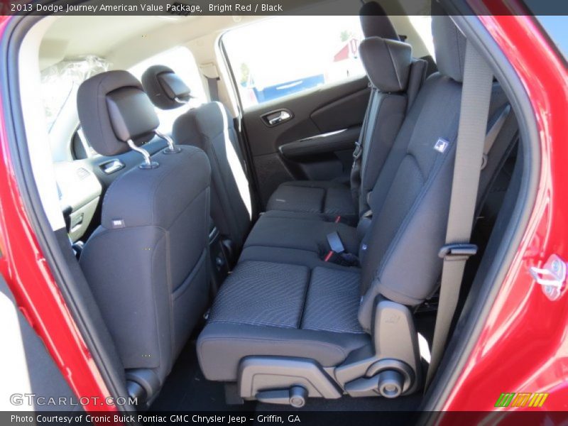 Bright Red / Black 2013 Dodge Journey American Value Package