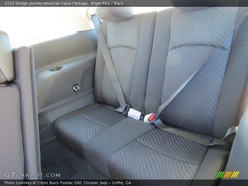 Bright Red / Black 2013 Dodge Journey American Value Package
