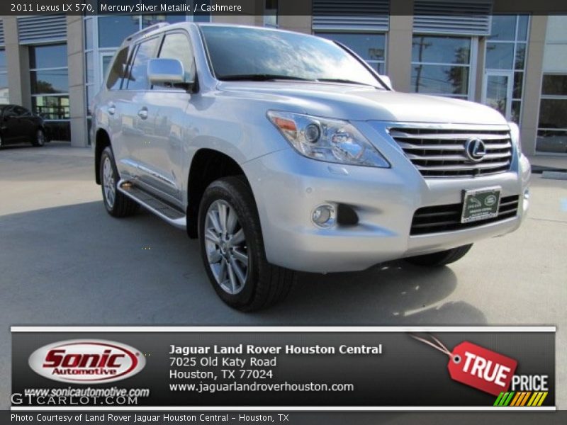 Mercury Silver Metallic / Cashmere 2011 Lexus LX 570