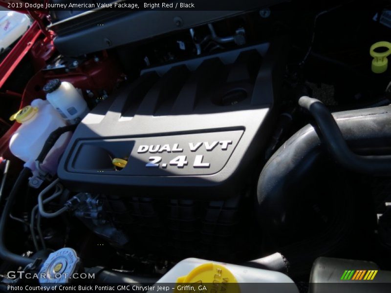 Bright Red / Black 2013 Dodge Journey American Value Package