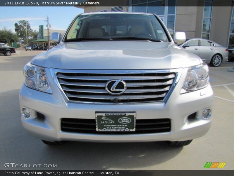 Mercury Silver Metallic / Cashmere 2011 Lexus LX 570