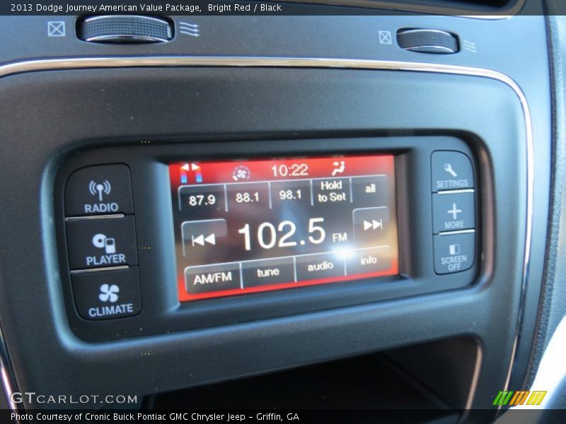 Bright Red / Black 2013 Dodge Journey American Value Package
