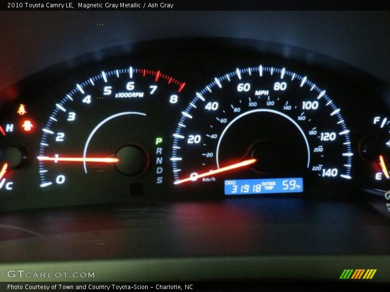 Magnetic Gray Metallic / Ash Gray 2010 Toyota Camry LE