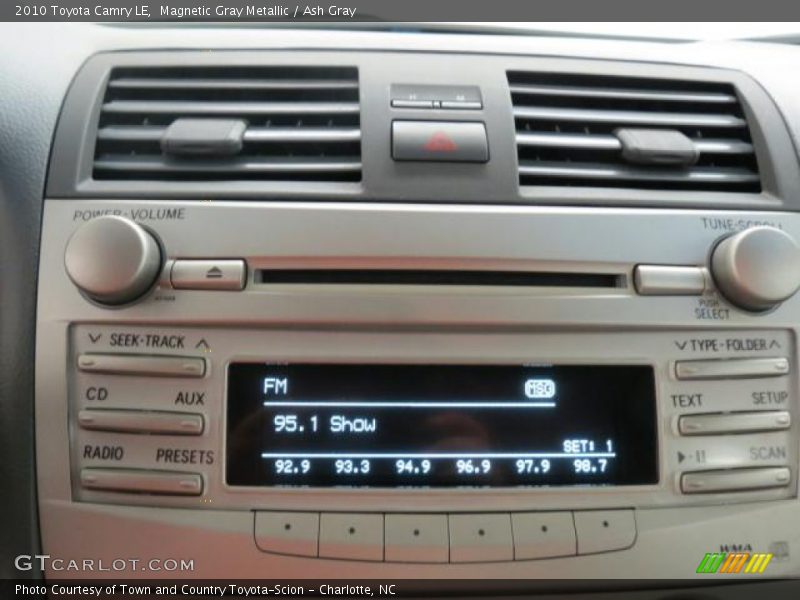 Magnetic Gray Metallic / Ash Gray 2010 Toyota Camry LE