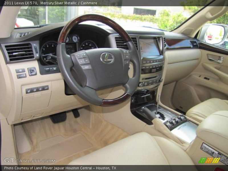 Mercury Silver Metallic / Cashmere 2011 Lexus LX 570