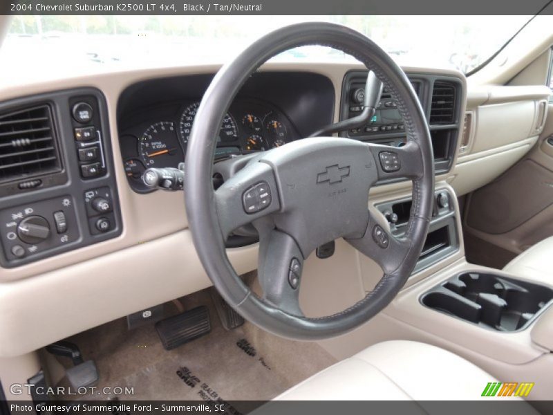 Dashboard of 2004 Suburban K2500 LT 4x4