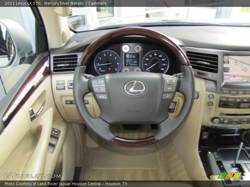 Mercury Silver Metallic / Cashmere 2011 Lexus LX 570