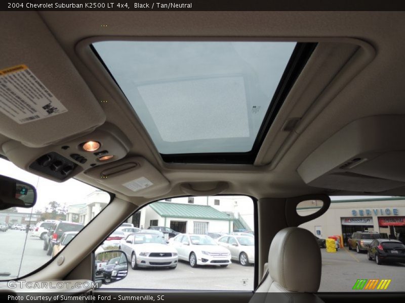 Black / Tan/Neutral 2004 Chevrolet Suburban K2500 LT 4x4