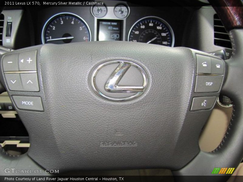 Mercury Silver Metallic / Cashmere 2011 Lexus LX 570