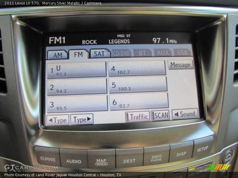 Mercury Silver Metallic / Cashmere 2011 Lexus LX 570