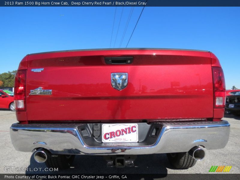 Deep Cherry Red Pearl / Black/Diesel Gray 2013 Ram 1500 Big Horn Crew Cab
