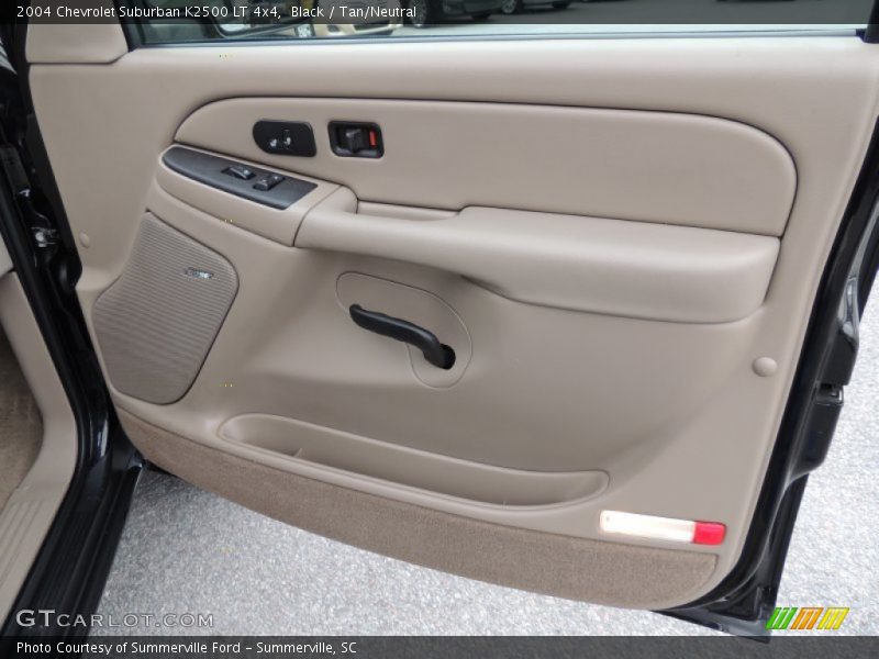 Black / Tan/Neutral 2004 Chevrolet Suburban K2500 LT 4x4