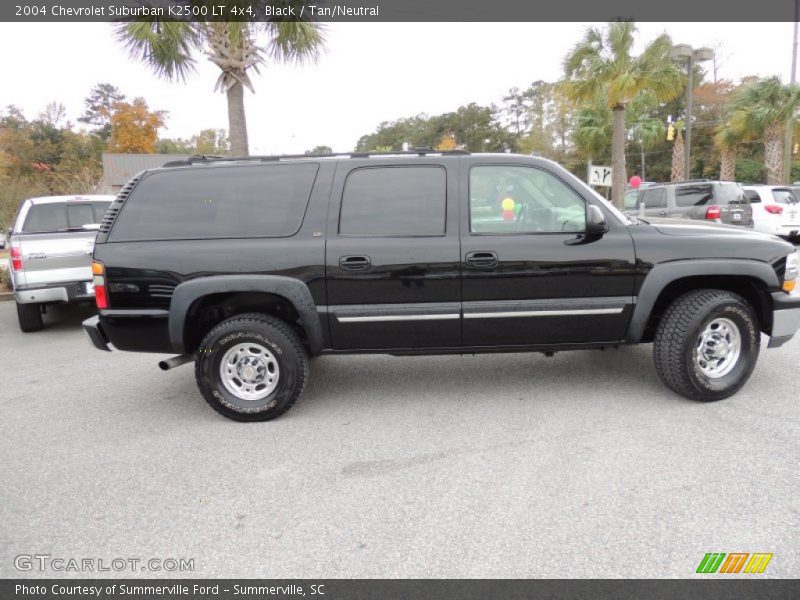 Black / Tan/Neutral 2004 Chevrolet Suburban K2500 LT 4x4