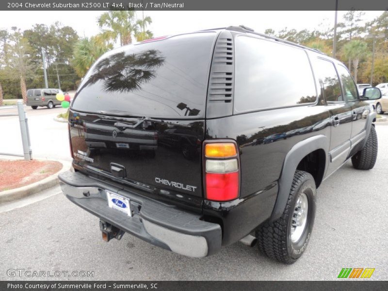 Black / Tan/Neutral 2004 Chevrolet Suburban K2500 LT 4x4
