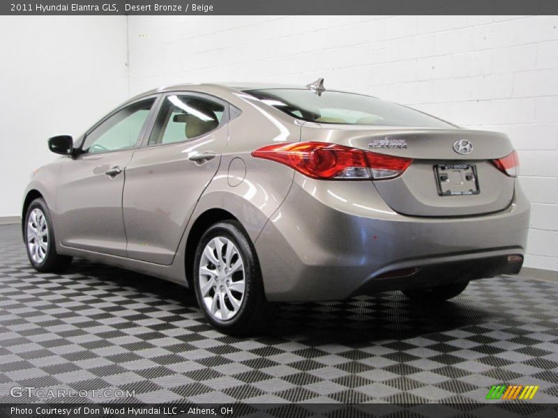 Desert Bronze / Beige 2011 Hyundai Elantra GLS