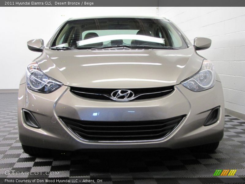 Desert Bronze / Beige 2011 Hyundai Elantra GLS