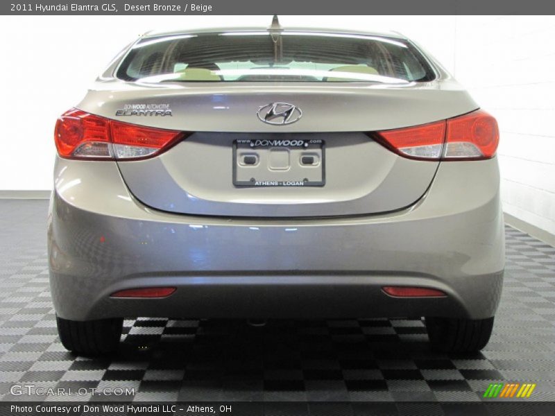Desert Bronze / Beige 2011 Hyundai Elantra GLS