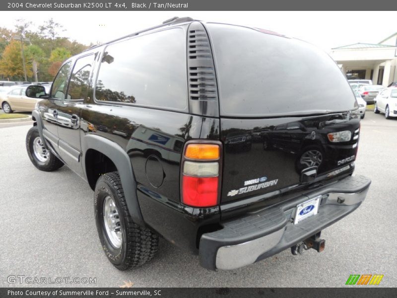 Black / Tan/Neutral 2004 Chevrolet Suburban K2500 LT 4x4
