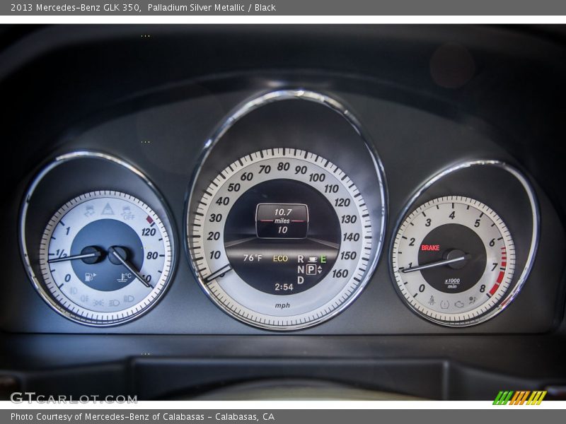 Palladium Silver Metallic / Black 2013 Mercedes-Benz GLK 350