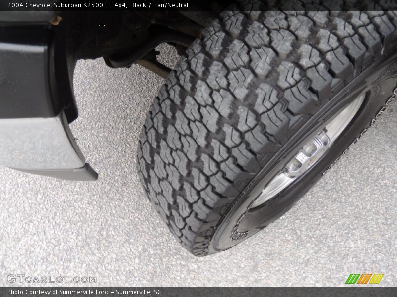 Black / Tan/Neutral 2004 Chevrolet Suburban K2500 LT 4x4