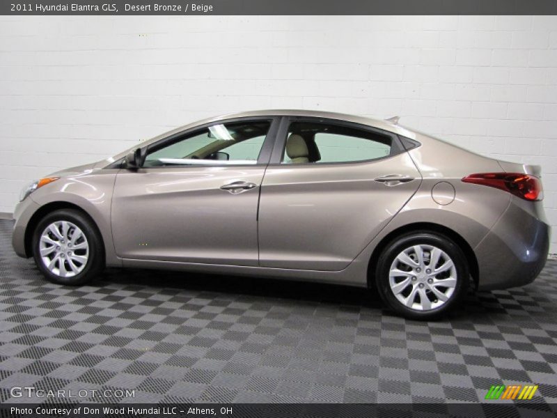 Desert Bronze / Beige 2011 Hyundai Elantra GLS