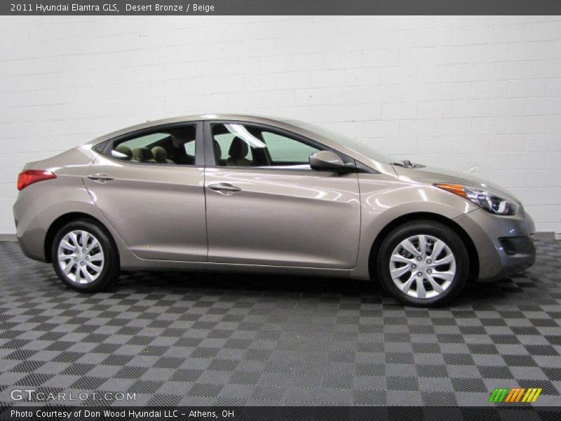 Desert Bronze / Beige 2011 Hyundai Elantra GLS