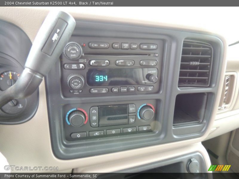 Black / Tan/Neutral 2004 Chevrolet Suburban K2500 LT 4x4