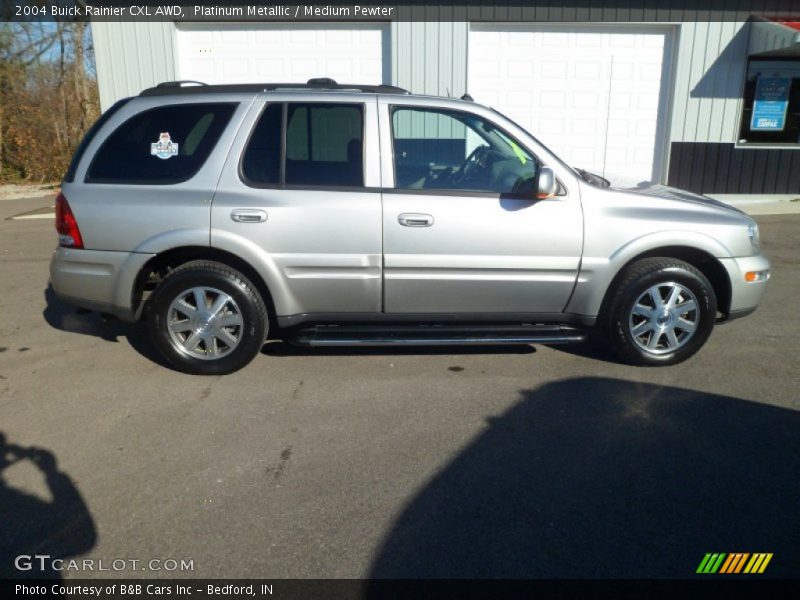 Platinum Metallic / Medium Pewter 2004 Buick Rainier CXL AWD