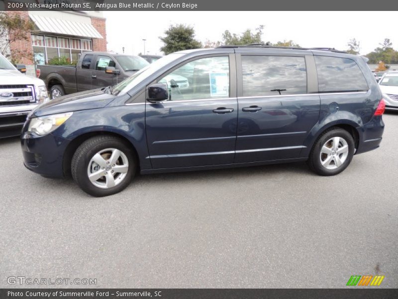Antigua Blue Metallic / Ceylon Beige 2009 Volkswagen Routan SE