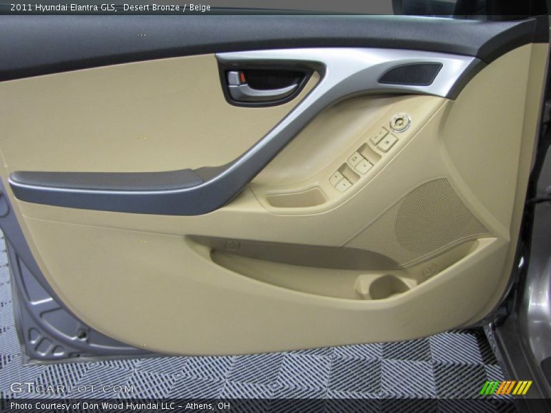 Desert Bronze / Beige 2011 Hyundai Elantra GLS