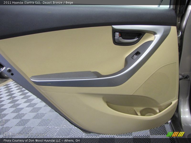 Desert Bronze / Beige 2011 Hyundai Elantra GLS